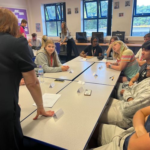 Politics students visit Colchester partners